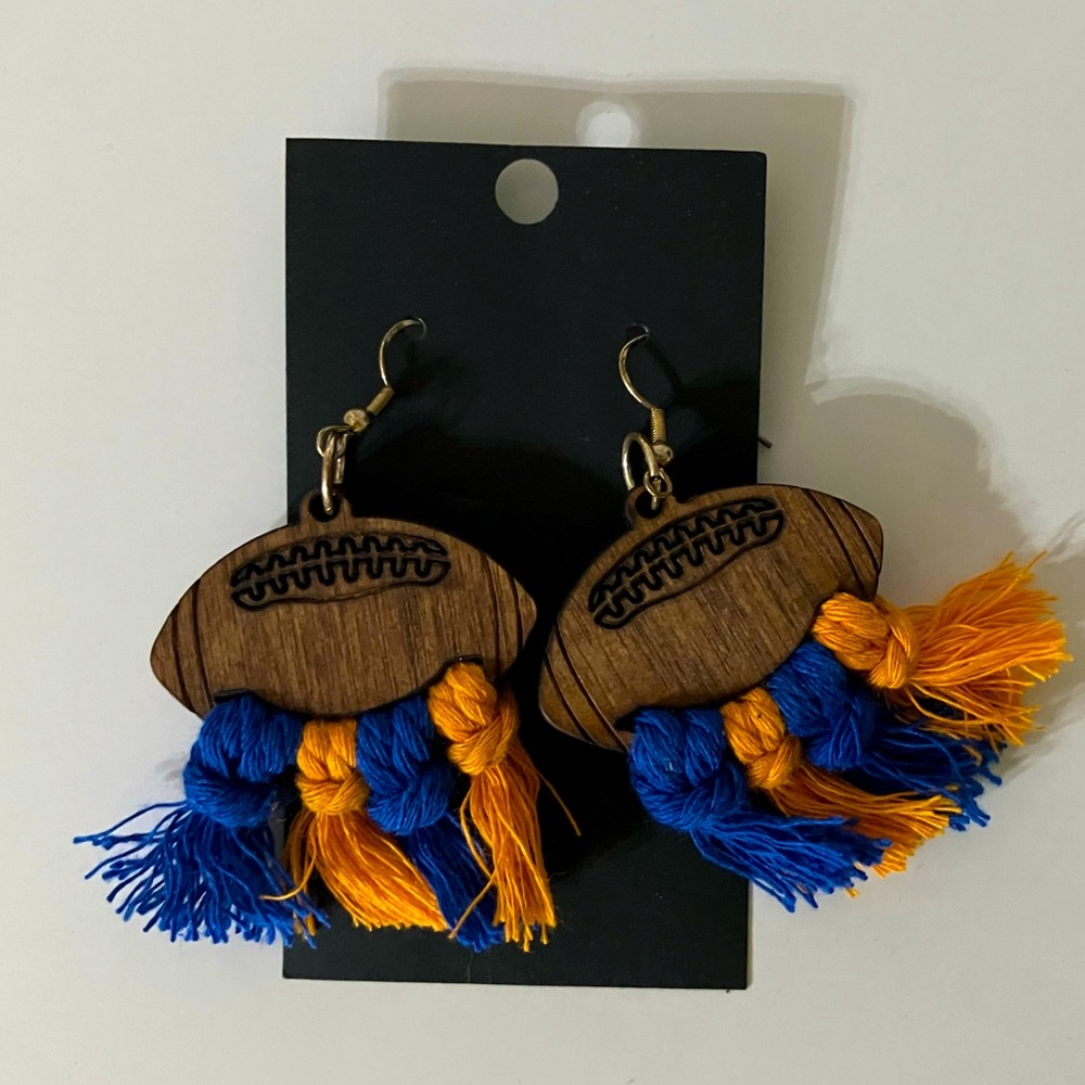 Football earrings